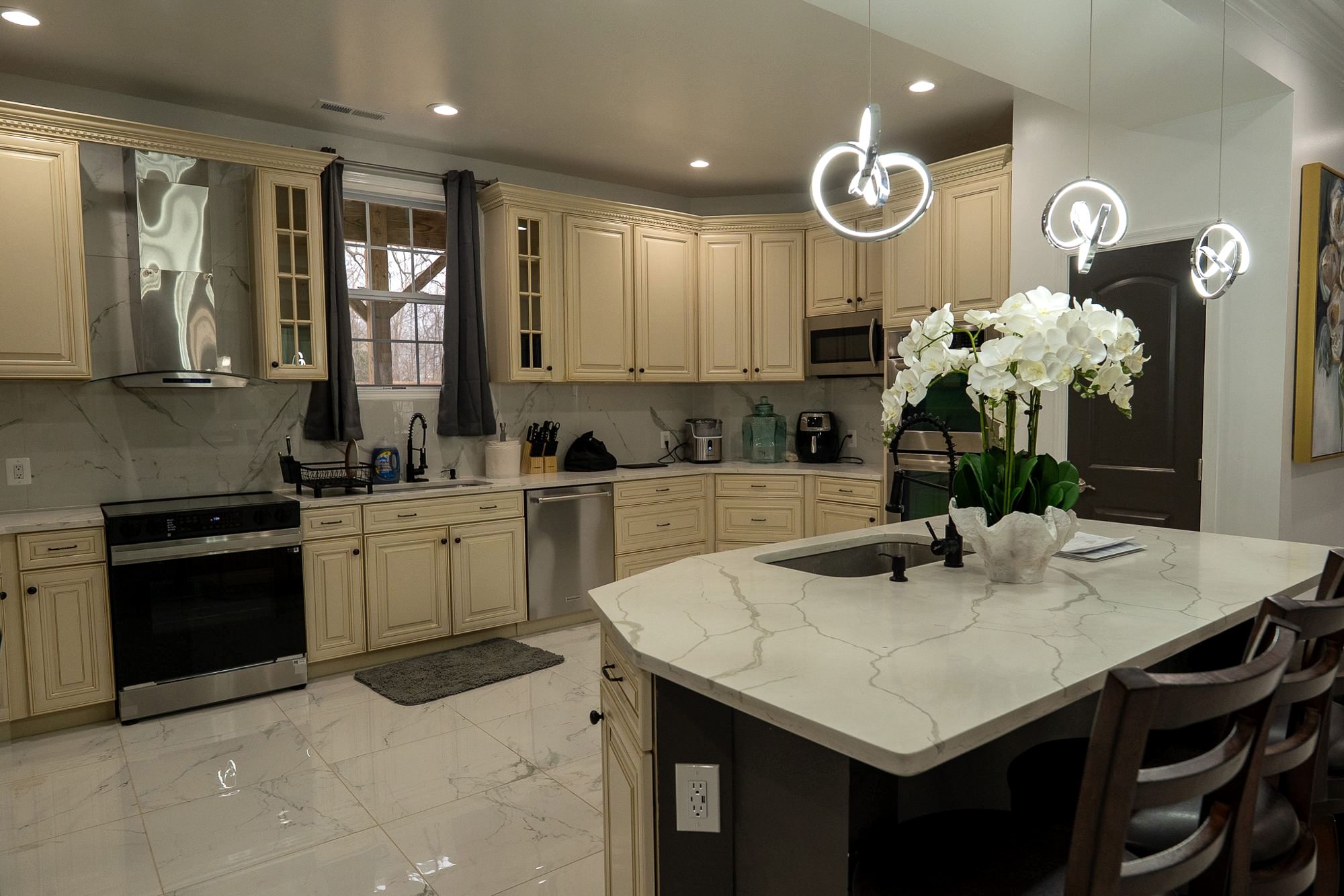 The kitchen at the Alexandria home