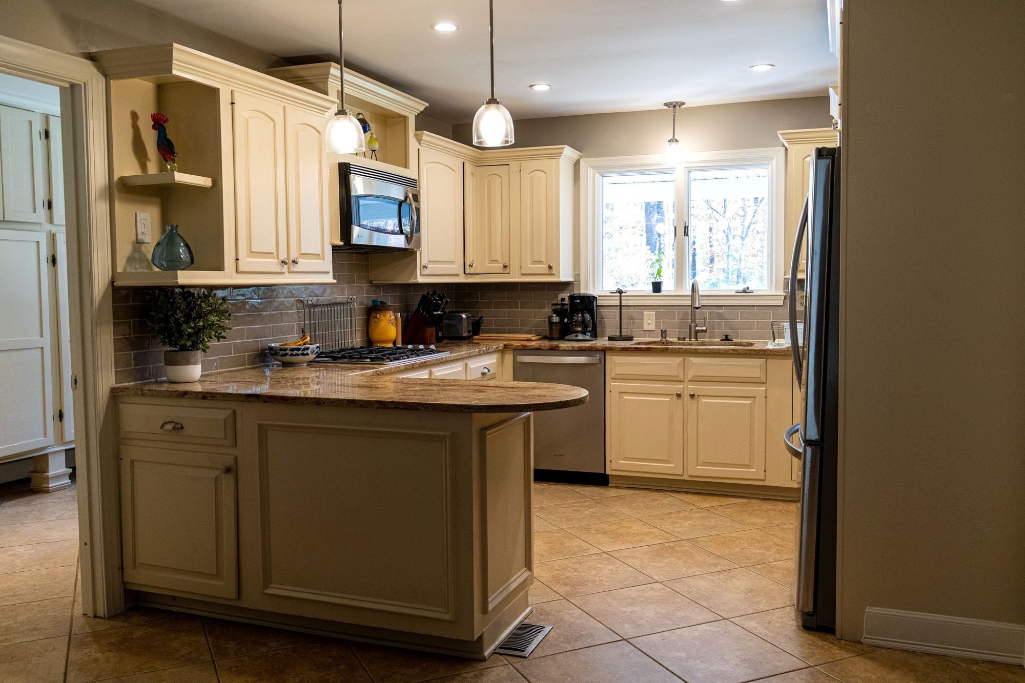 The kitchen at the Crownsville home