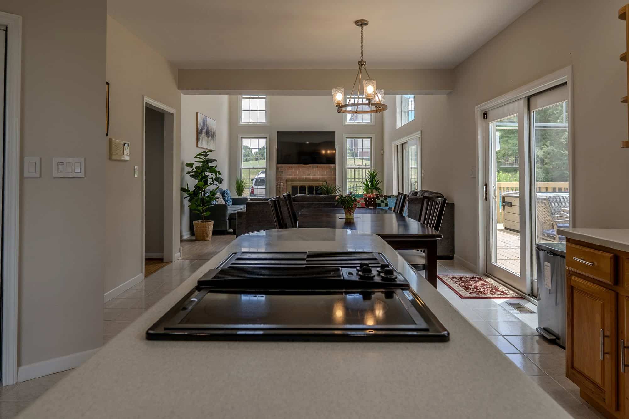 The kitchen at the Ellicott City home