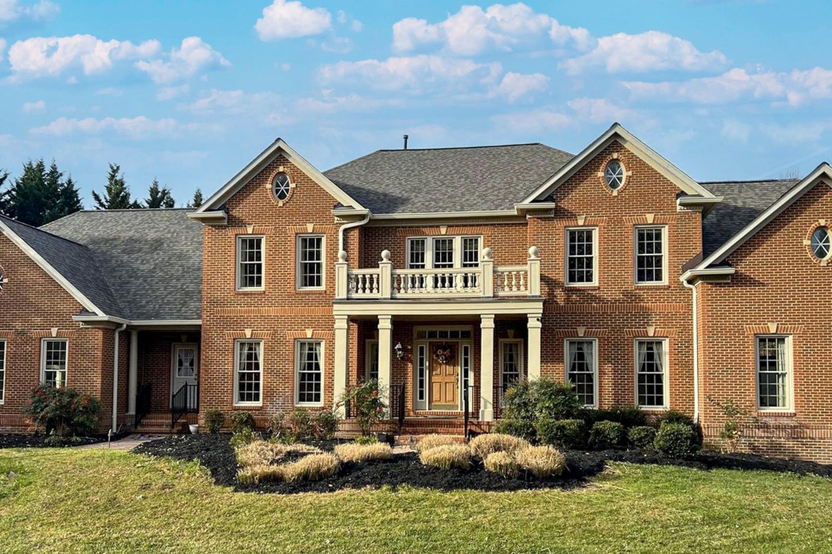 The front of the Gambrills home