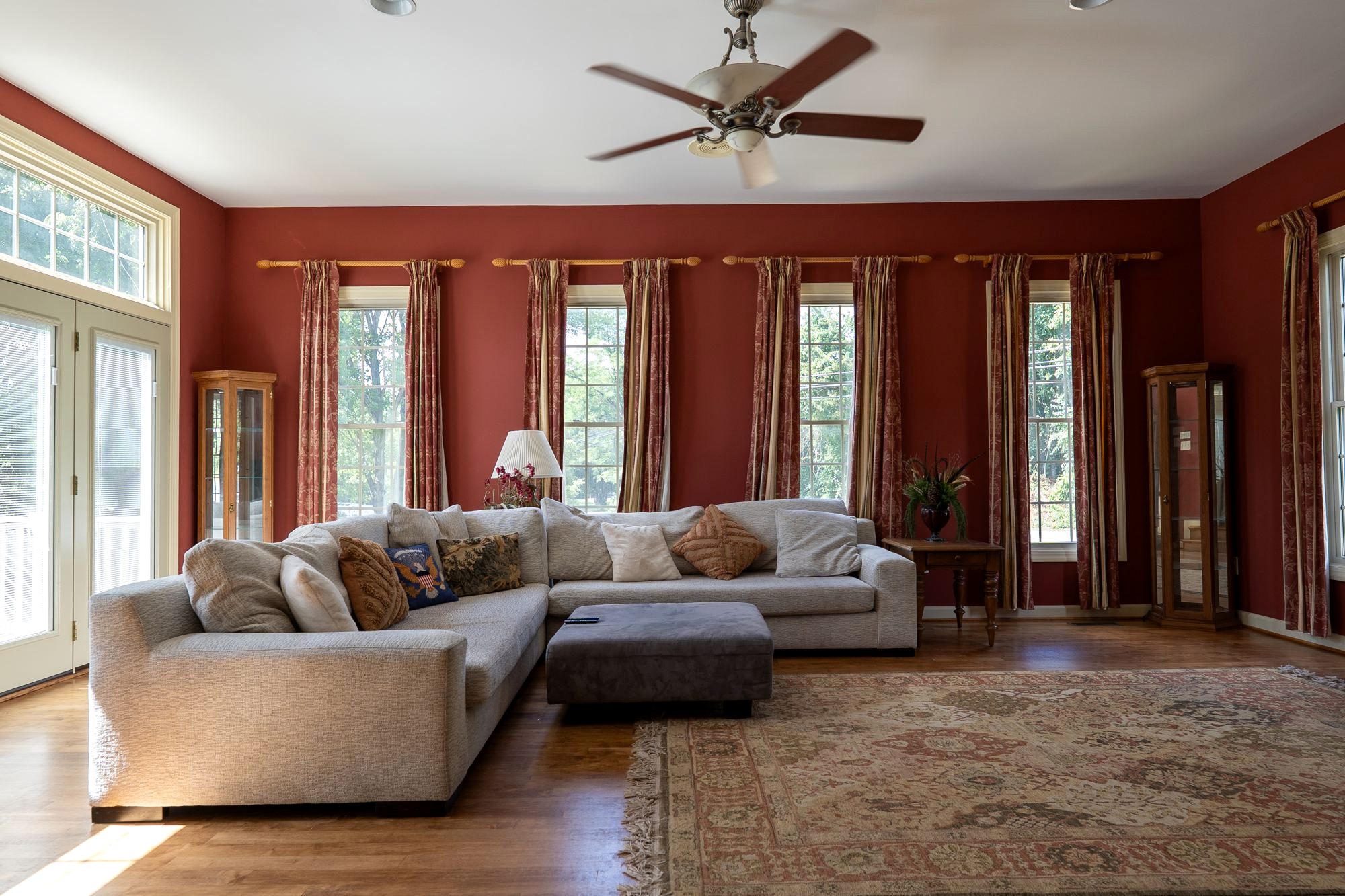 The living room at the Gambrills house